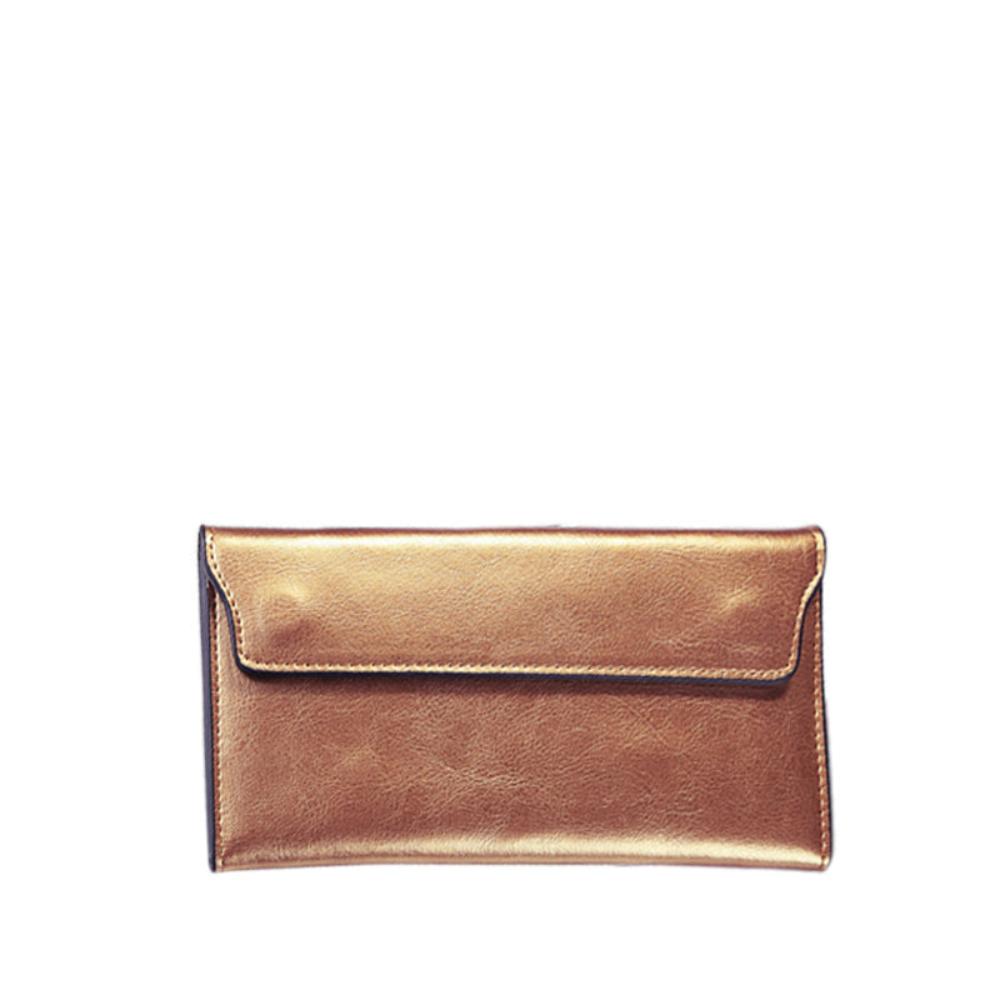 TrendAura Jane Leather Fold Wallet - Slim Secure Storage in Timeless Genuine Leather