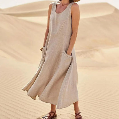 Zoë | Stylish Linen Dress for Women