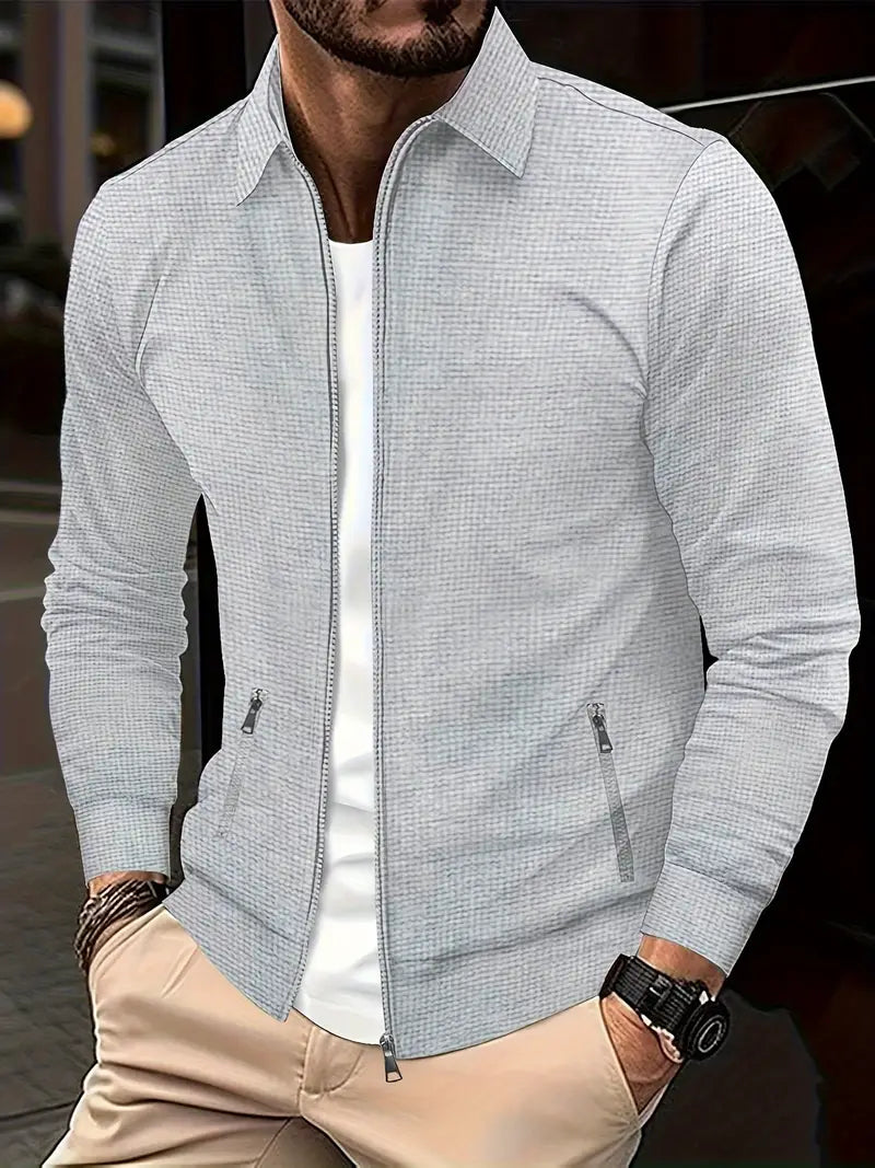 Mens Modern Zipper Vest For Casual Layering With Front Closure And Structured Fit