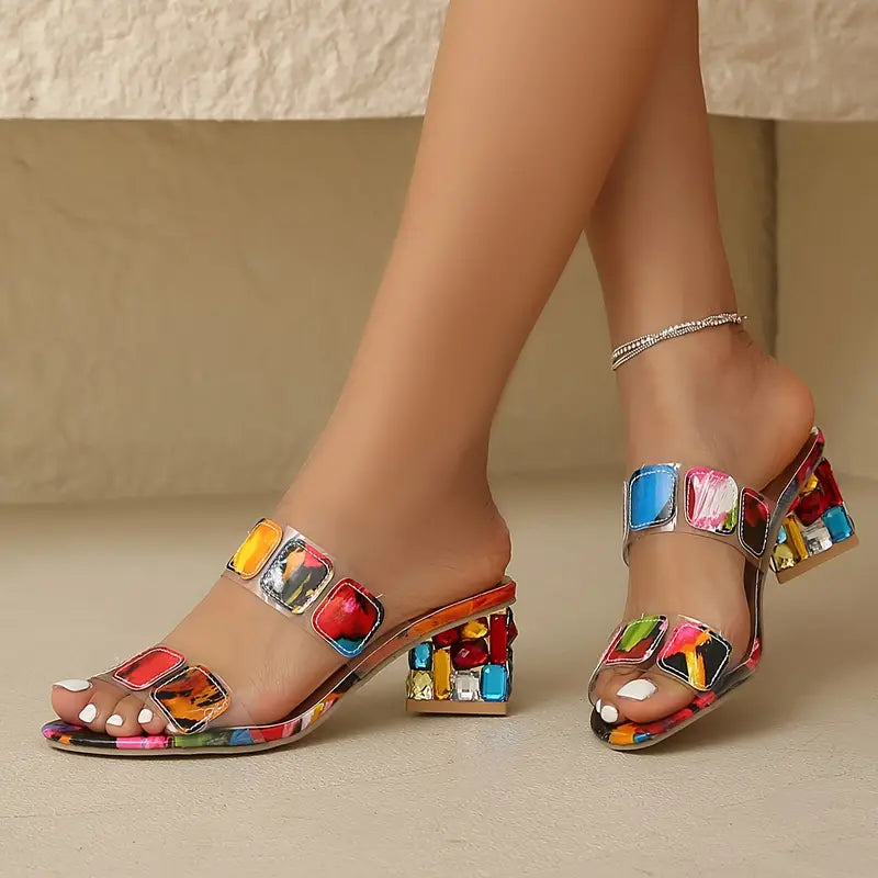 Women's Flat Sandals with Wide Fit and Adjustable Straps