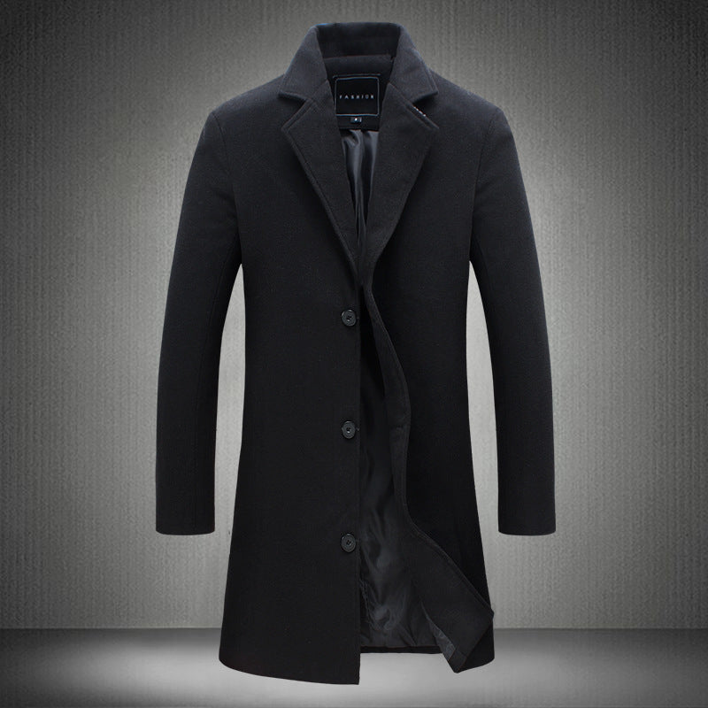 Leon Wool Winter Coat For Professionals Timeless Warmth Lightweight Insulated Tailored Classic Cut