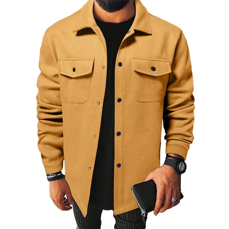 Josiah Men's Lightweight Spring Jacket With Soft Fabric And Relaxed Fit For All Seasons