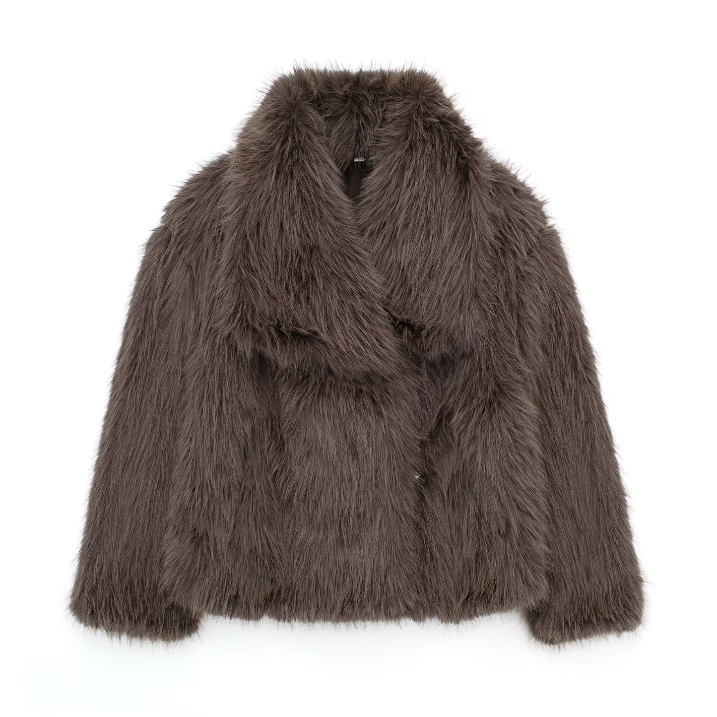 Thick Winter Coat For Casual Elegance Soft Spandex Blend Modern Cut Everyday Wear For Women