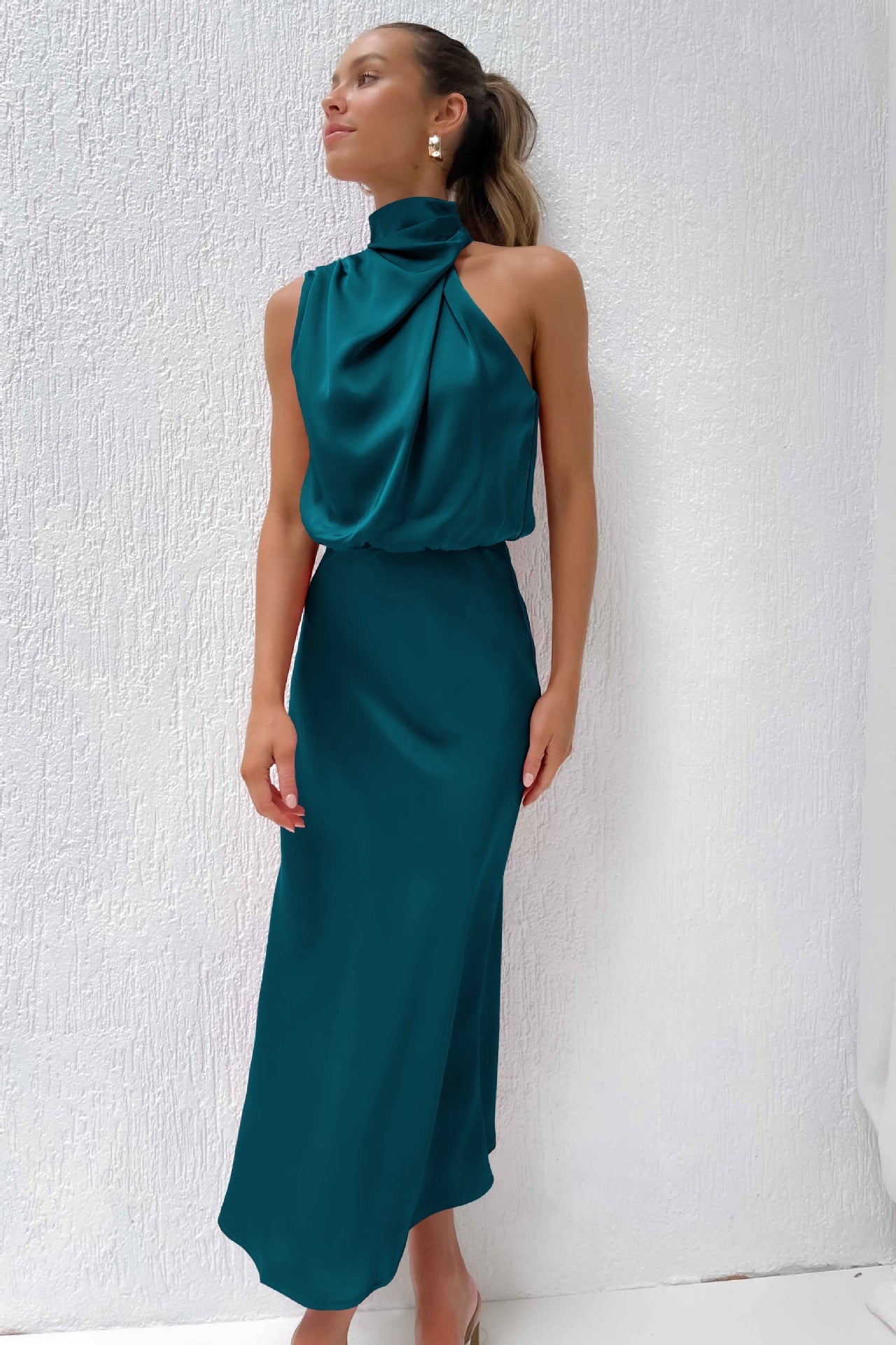 Lena Satin Evening Dress For Women Timeless Versatile Gown For All Occasions Elegant Premium Satin