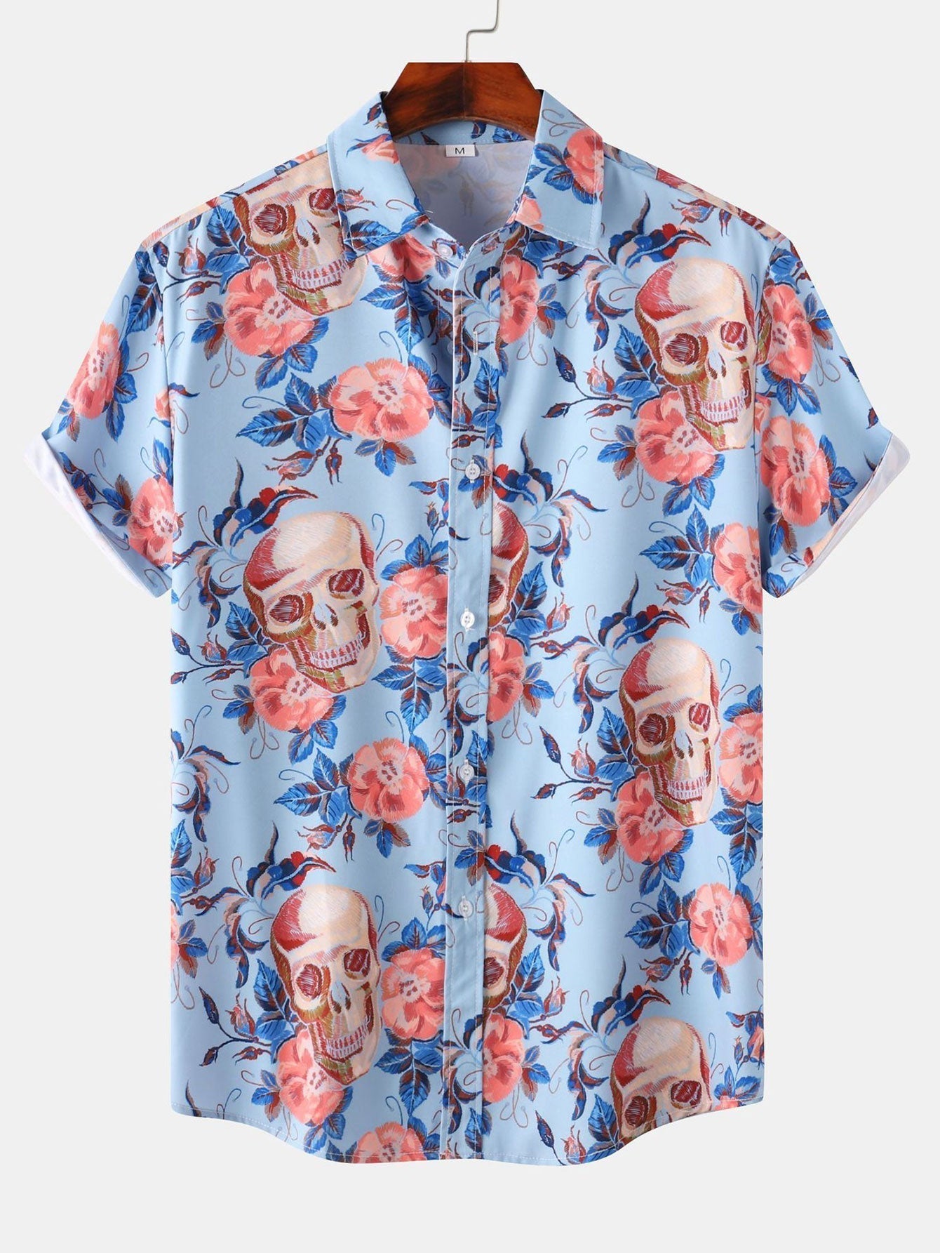 TrendAura | Roses Skull T-Shirt