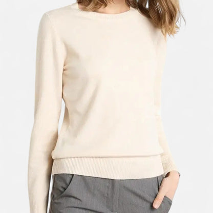 Ancient World | Women's Merino Wool Sweater Round Neck Timeless