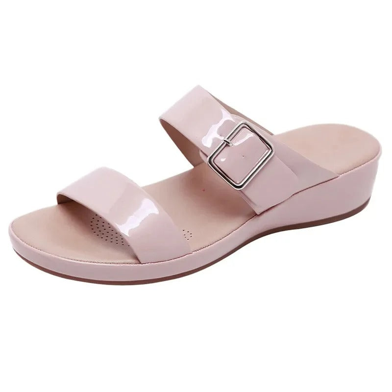 Hildegard | Elegant wedge heel sandals for women