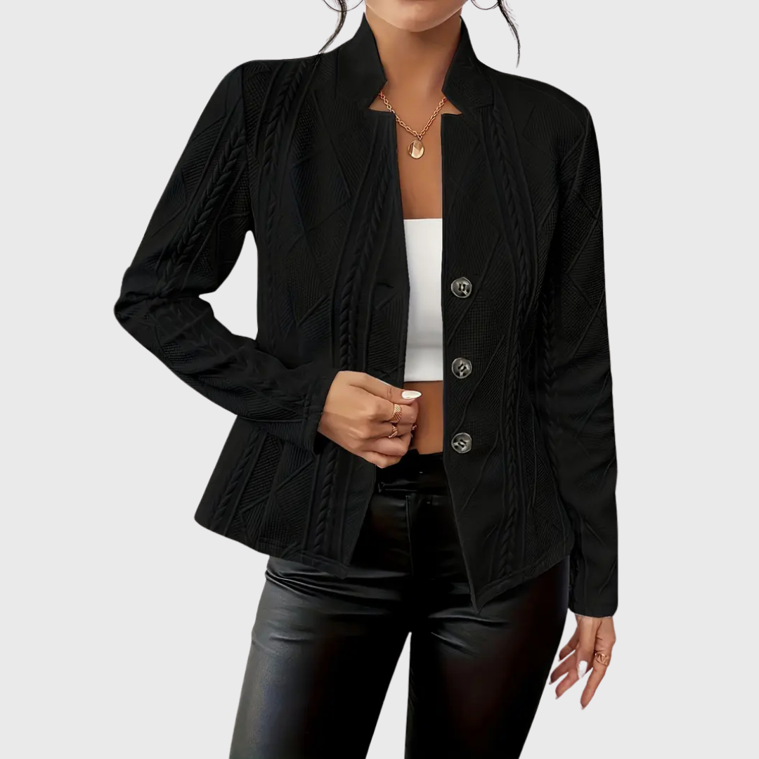 Yunaïa | Chic Buttoned Jacket for Women — Timeless Style & Modern Appeal