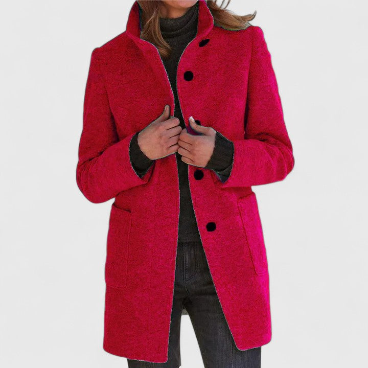 Aya | Mid-Length Coat for Women — Elegance & Daily Warmth