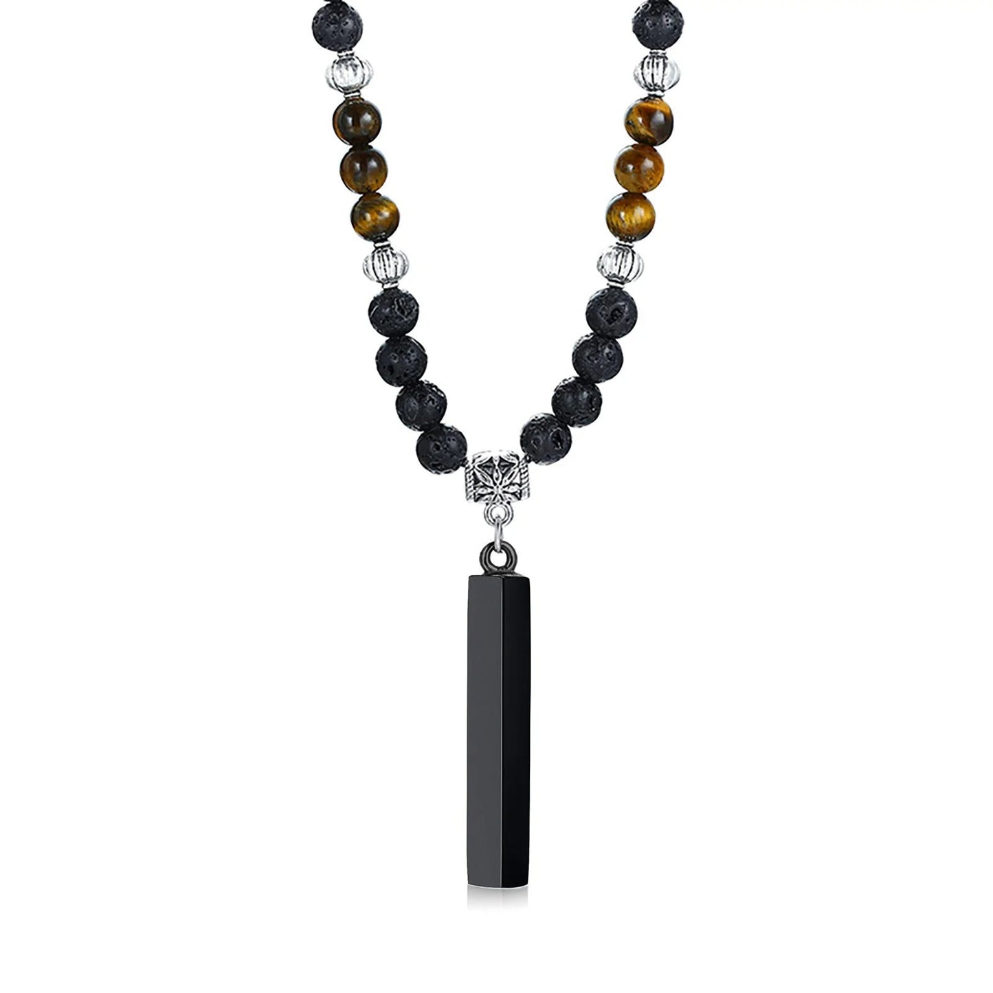 Mens Necklace Modern Minimalist Design With Adjustable Length For Men Everyday Style