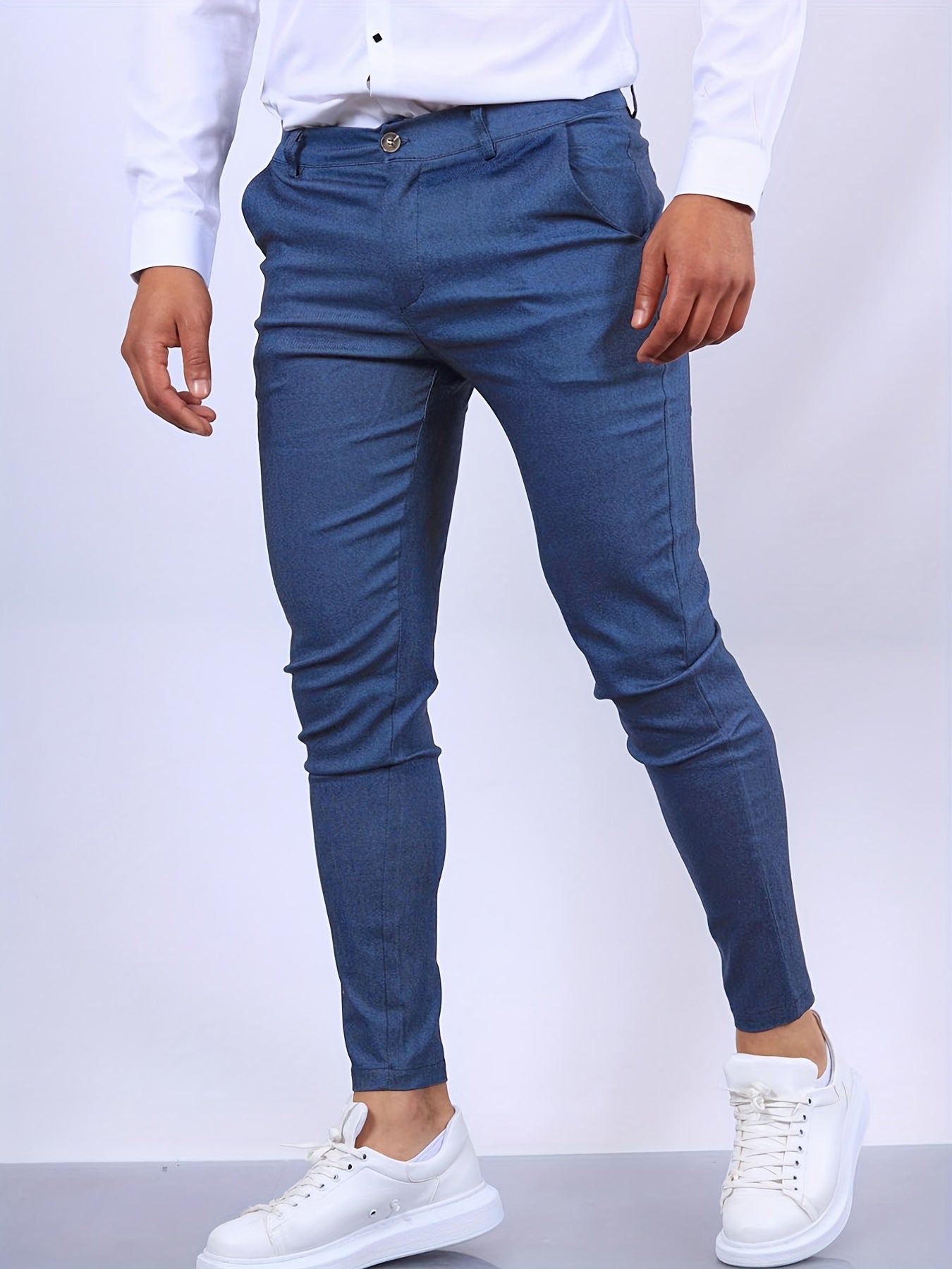 Romus | Elegant Slim Fit Pants – Modern Cut and Refined Style