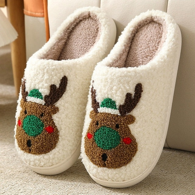 Women's Christmas Slippers | Fluffy