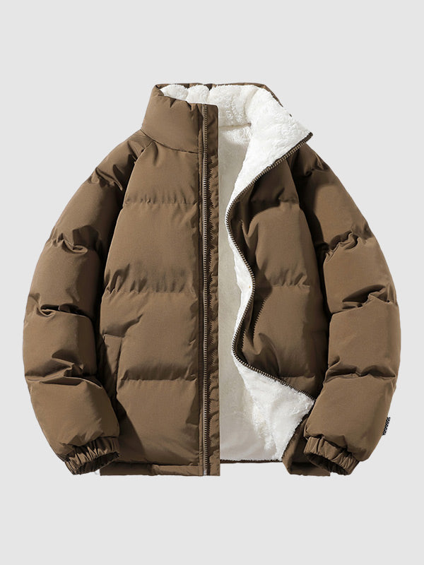 Eloura-Moda | Fleece-lined puffer jacket