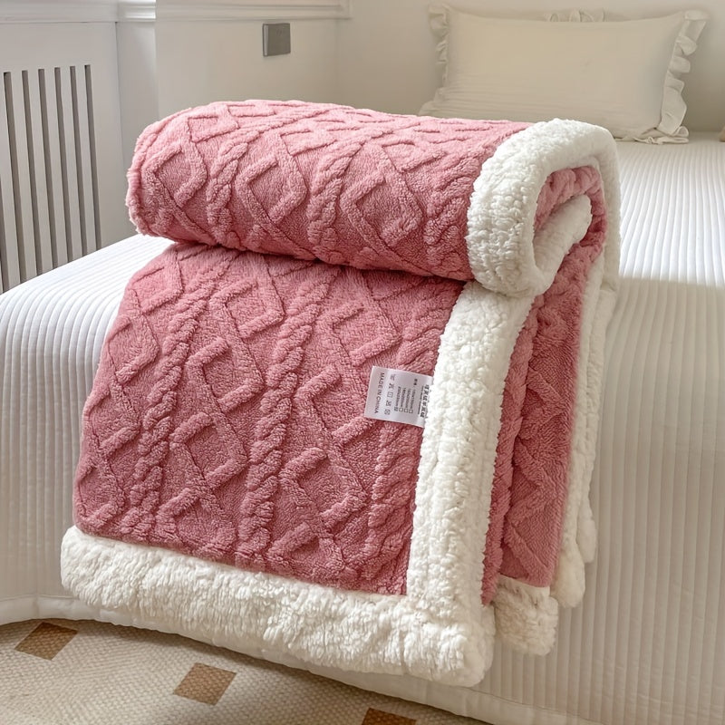 CozyNest - Reversible Fleece Blanket