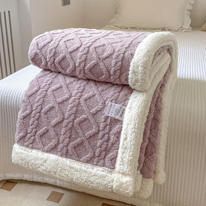 CozyNest - Reversible Fleece Blanket