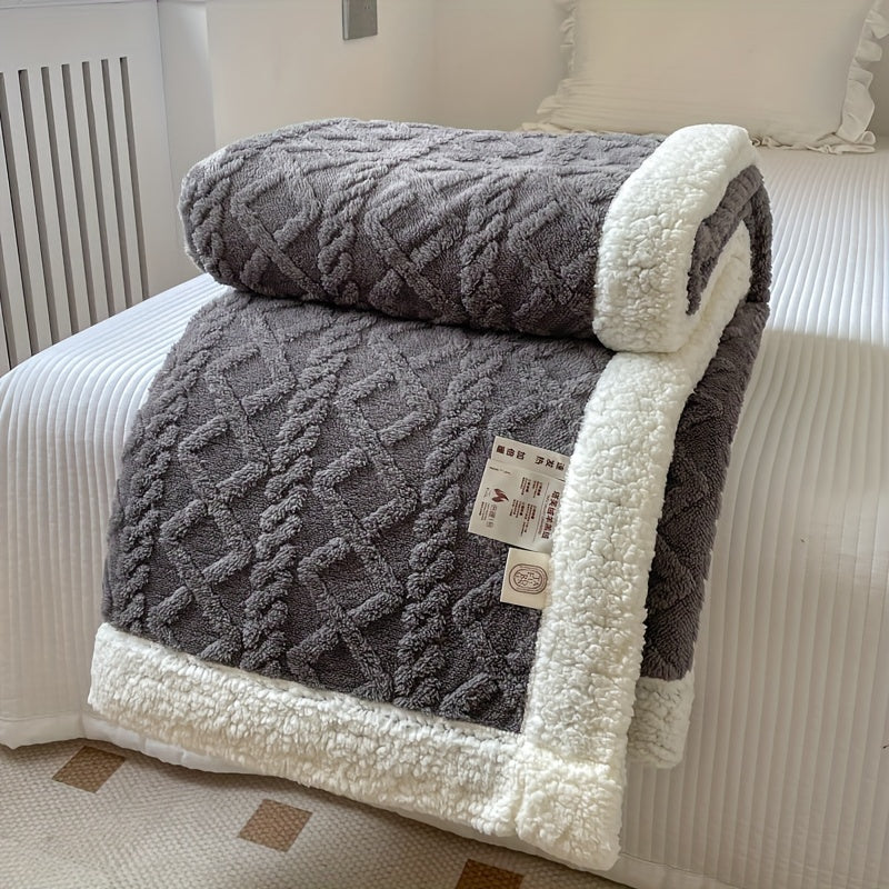 CozyNest - Reversible Fleece Blanket