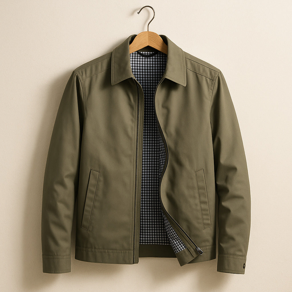 Franco Men Lightweight Twill Jacket