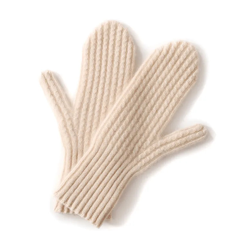 Wool gloves for women
