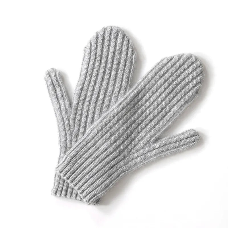 Wool gloves for women