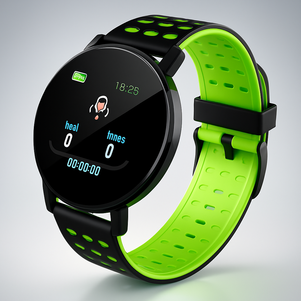 Smartwatch with waterproof fitness tracking