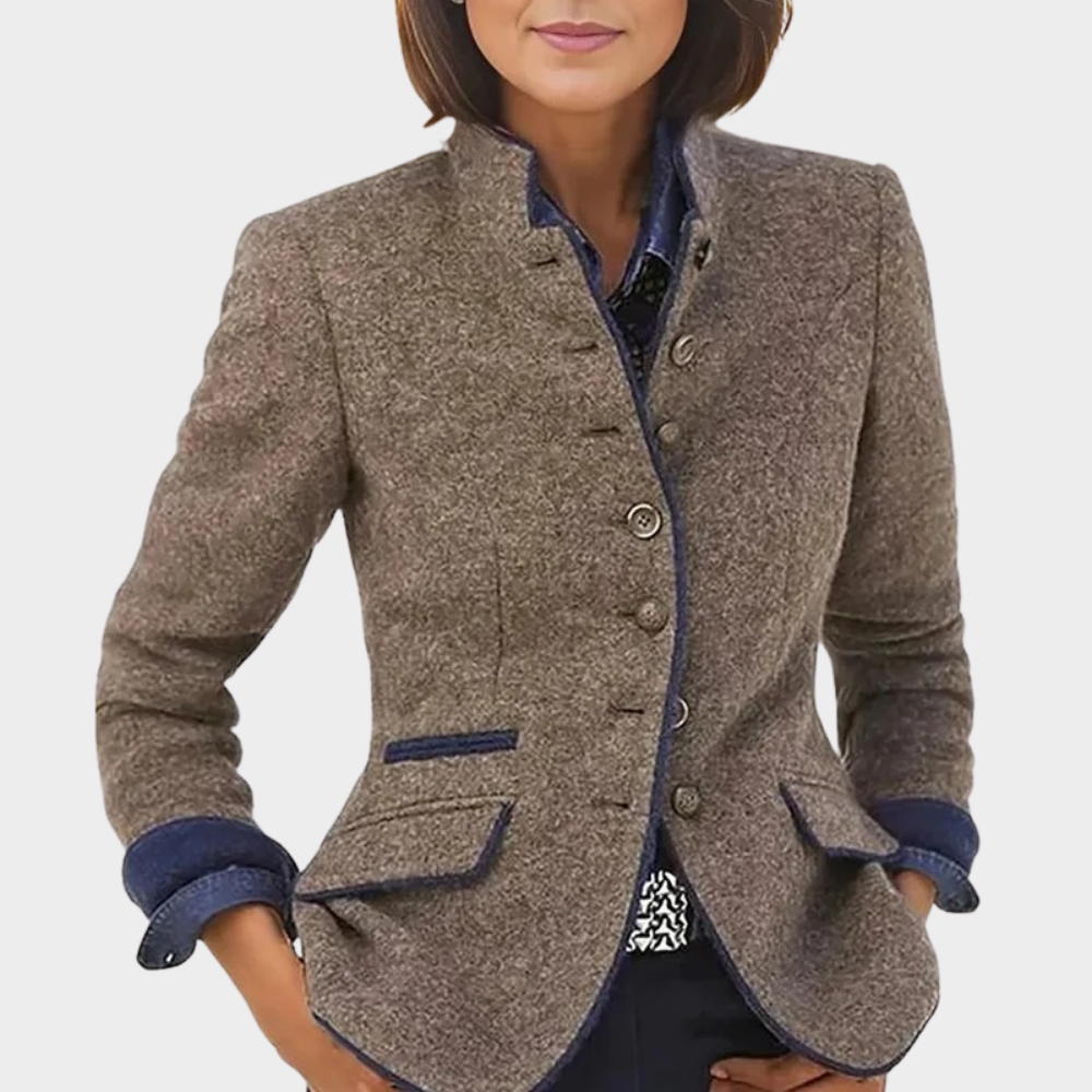 Oboni Women's Blazer Elegant Tailored Fit For Business Formal And Casual Chic For Professional Women