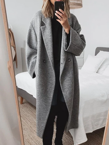 Lina Trendy Long Coat for Women Elegant Comfort Outerwear for Fashionable Ladies