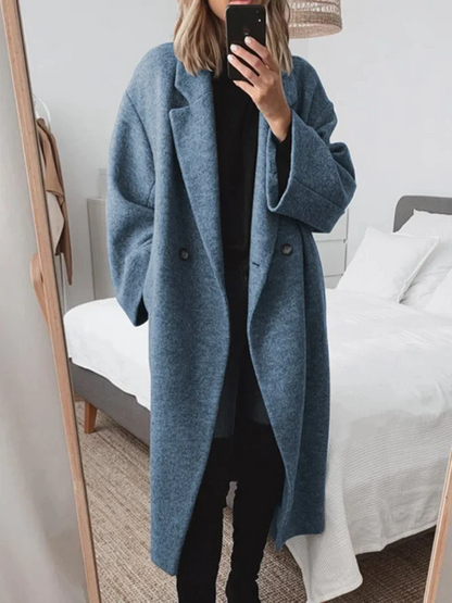 Lina Trendy Long Coat for Women Elegant Comfort Outerwear for Fashionable Ladies