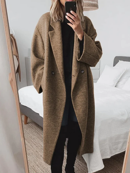 Lina Trendy Long Coat for Women Elegant Comfort Outerwear for Fashionable Ladies
