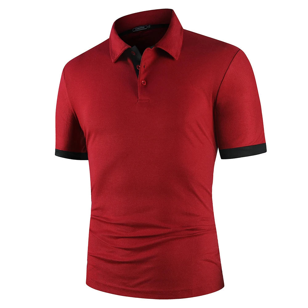 Mens Slim Fit Polo Shirt By Tight Sharp Look Effortless Style For Everyday Casual Wear