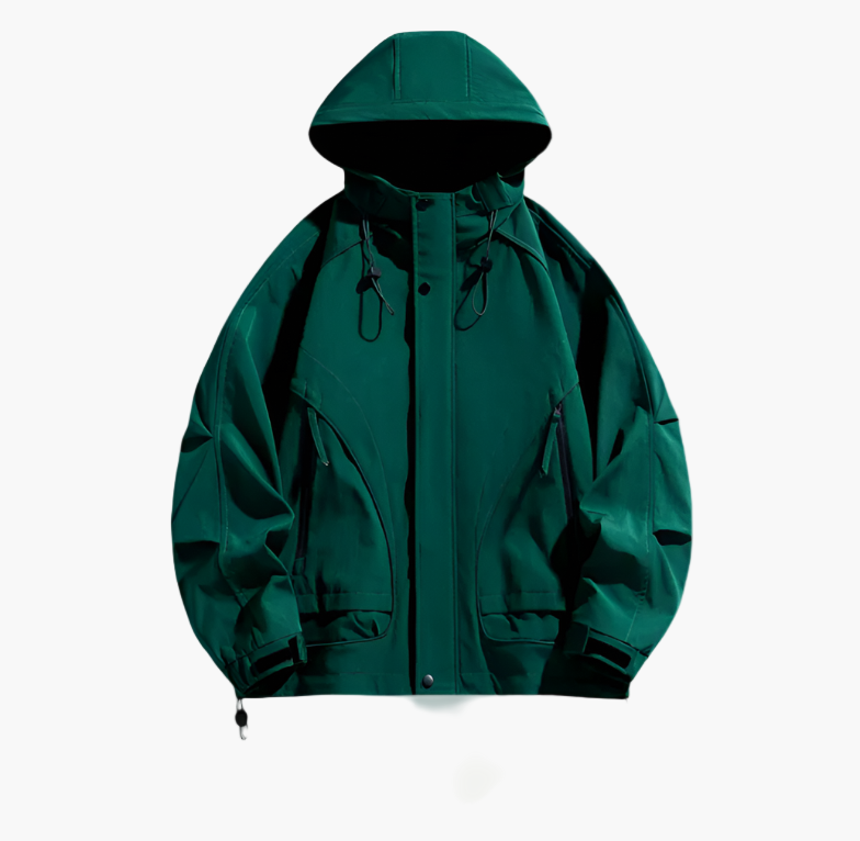Mens Outdoor Windbreaker Jacket Lightweight Waterproof Breathable For Everyday Active Wear