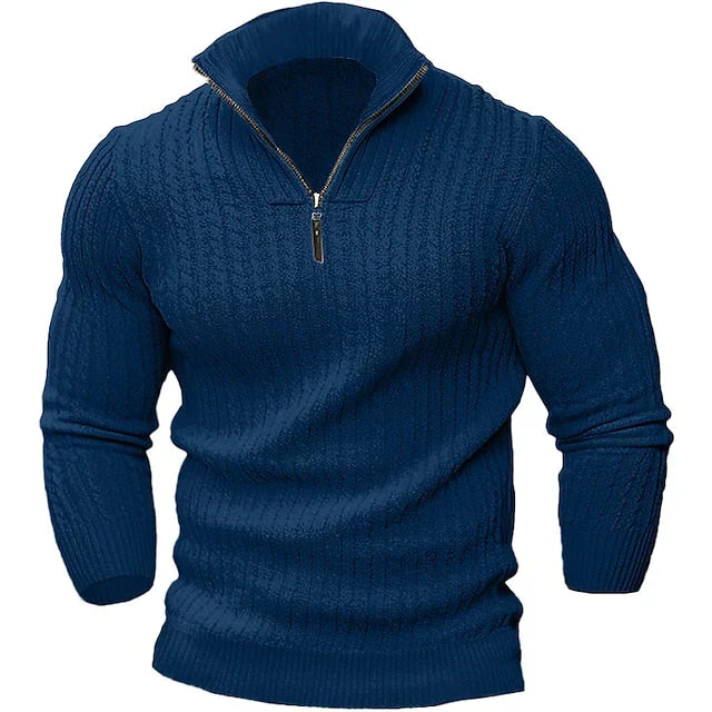 Dareen | Trendy Pullover with Zipper for Men