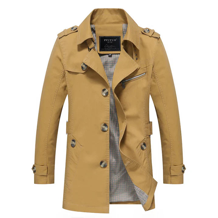 Men's Lightweight Trench Coat For Men Look Sharp Rain Ready All Day Timeless Style