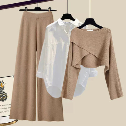 Oliza Three Piece Set For Women Chic Versatile Comfort For Style Conscious Women On Any Occasion