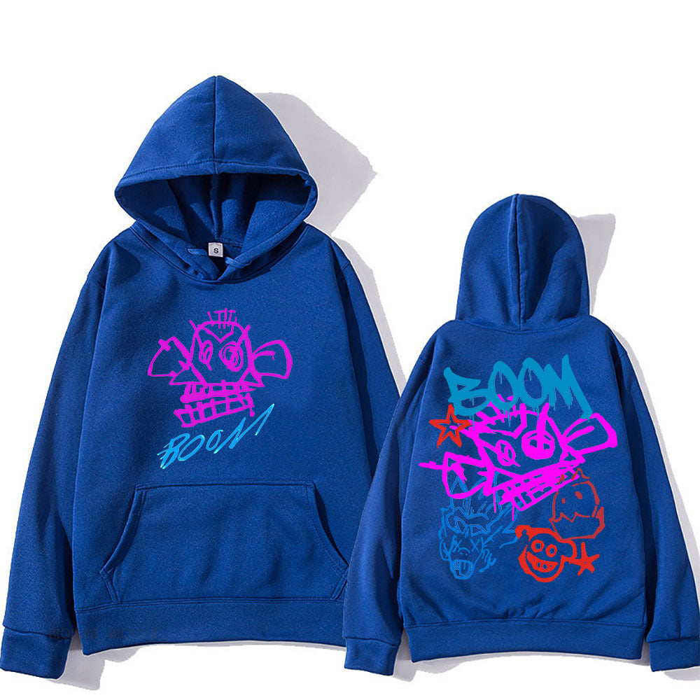 Eloura-Moda | Arcane Jinx Cartoon Long Sleeve Hoodie
