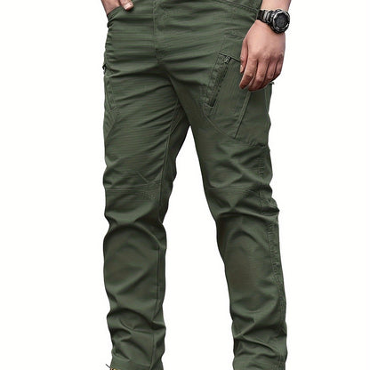 Mens Durable Relaxed Fit Cargo Work Trousers For Outdoor And Construction Professionals Everyday Wear
