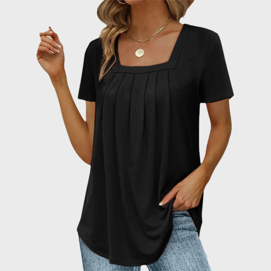 Women's Summer Blouse with Lightweight Fabric and Breathable Design