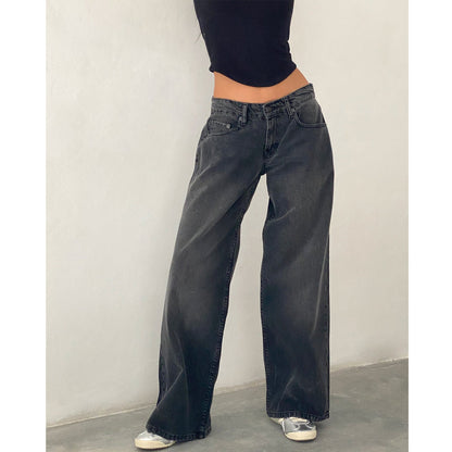 Jasmine Women's Wide Leg Denim Pants For Women, Comfortable Flattering Fit, All Day Comfort
