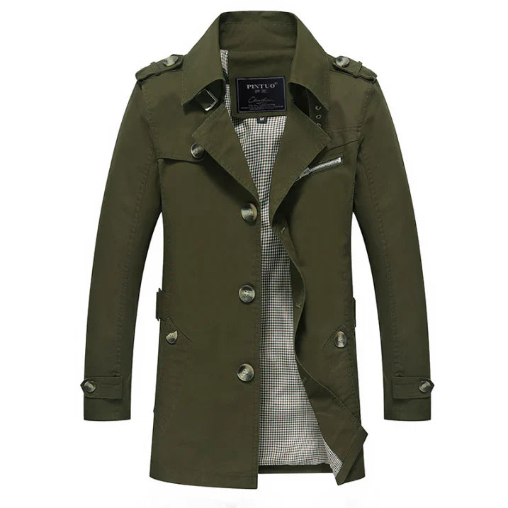 Men's Lightweight Trench Coat For Men Look Sharp Rain Ready All Day Timeless Style