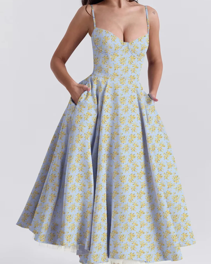 Mily Airy Summer Dress With Corset Detail For Women Trendy Versatile Beach To Evening Outfit