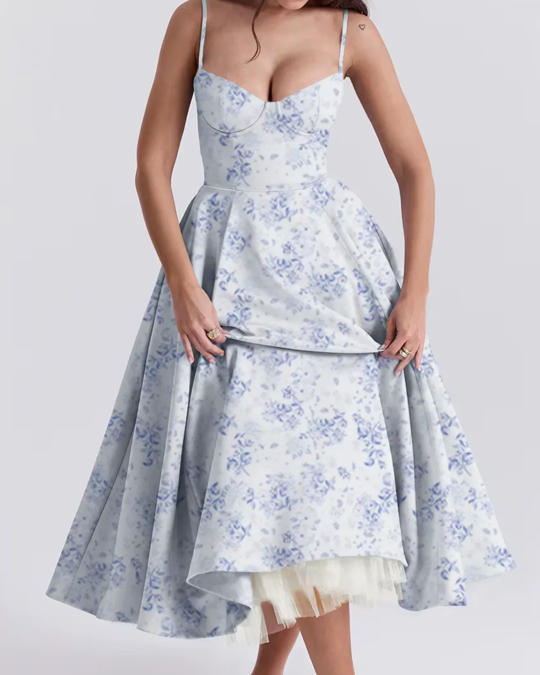Mily Airy Summer Dress With Corset Detail For Women Trendy Versatile Beach To Evening Outfit