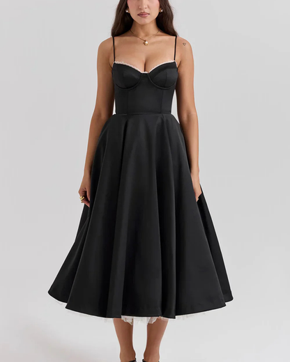 Mily Airy Summer Dress With Corset Detail For Women Trendy Versatile Beach To Evening Outfit