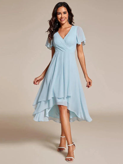 Morgan Silk Chiffon Dress Airy Silhouette For Weddings And Evening Events TrendAura