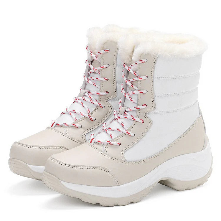FUNMARS™ | Women’s Winter Lace-Up Snow Boots