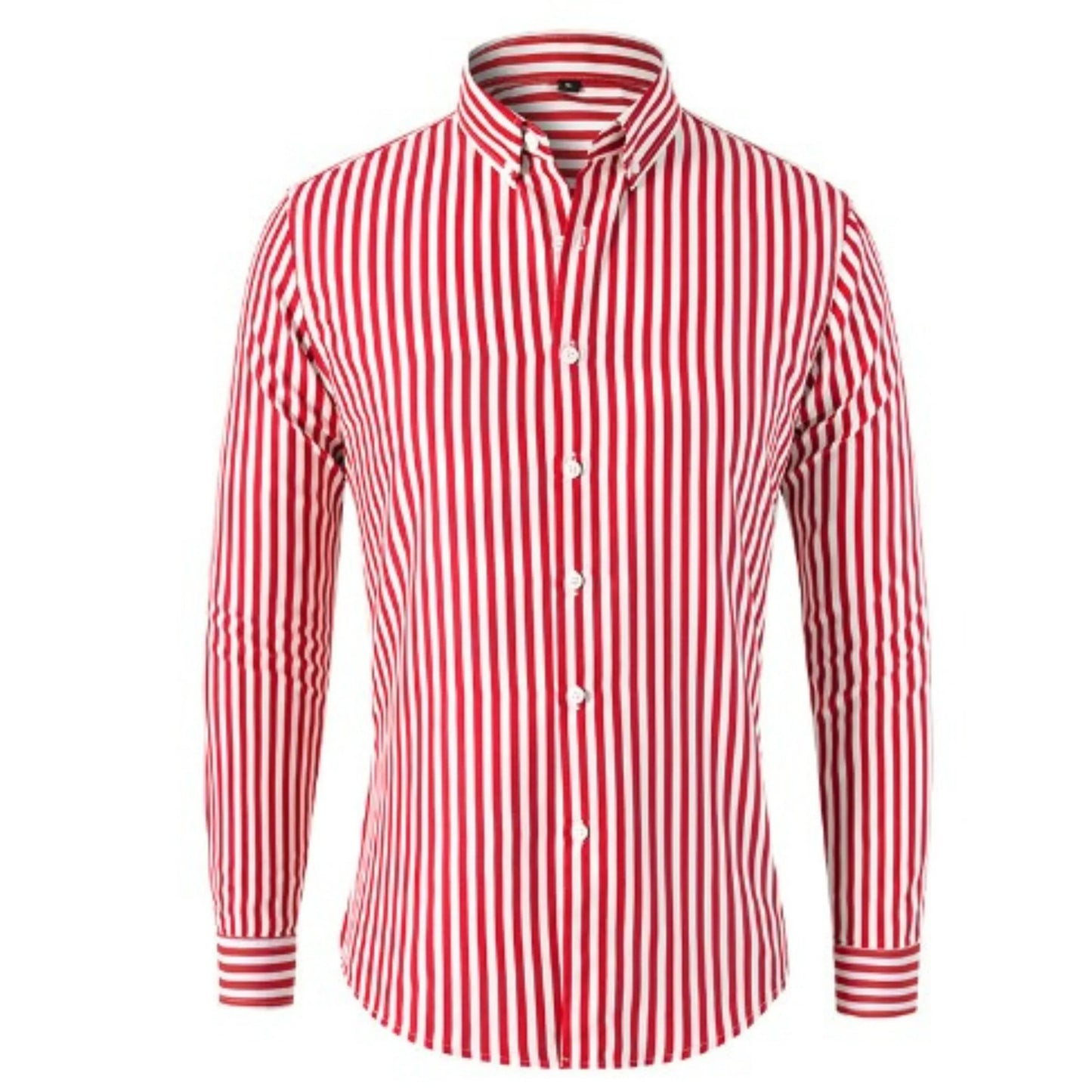 Men's Striped Shirt Lightweight Breathable Comfort For Summer Outings And Dressy Occasions