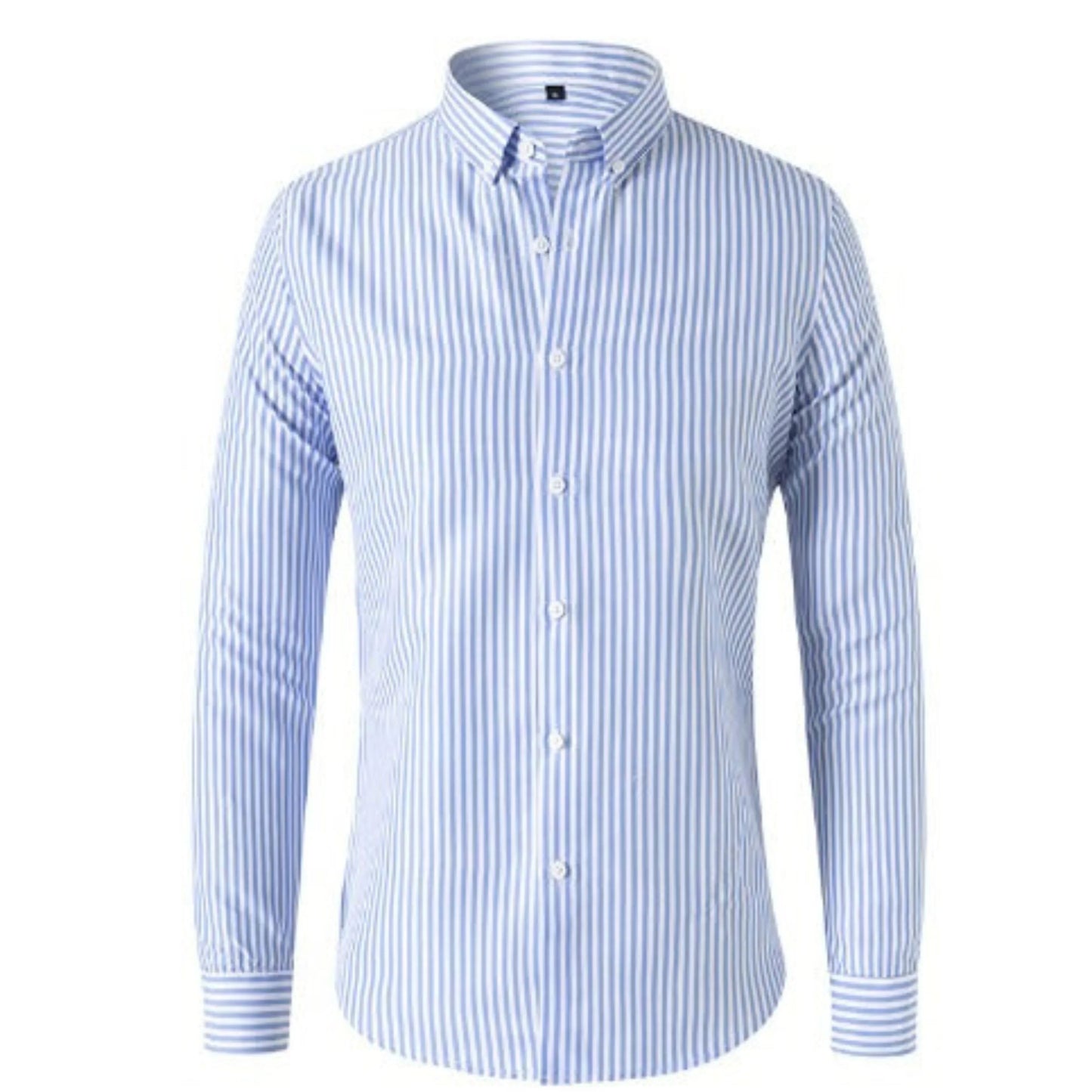Men's Striped Shirt Lightweight Breathable Comfort For Summer Outings And Dressy Occasions