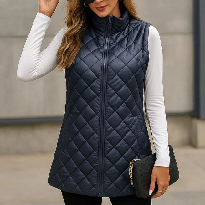 Léa Soft Quilted Vest For Women Lightweight Warmth And Effortless Everyday Chic For Active Lifestyles