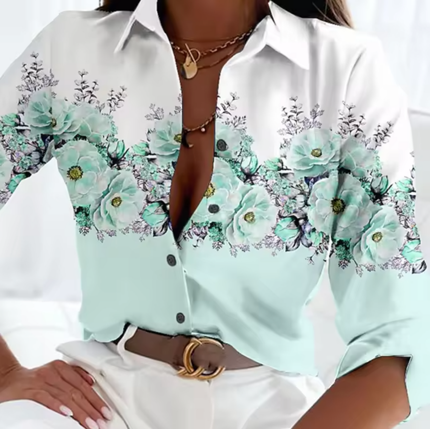 Freesia – Floral Print Blouse