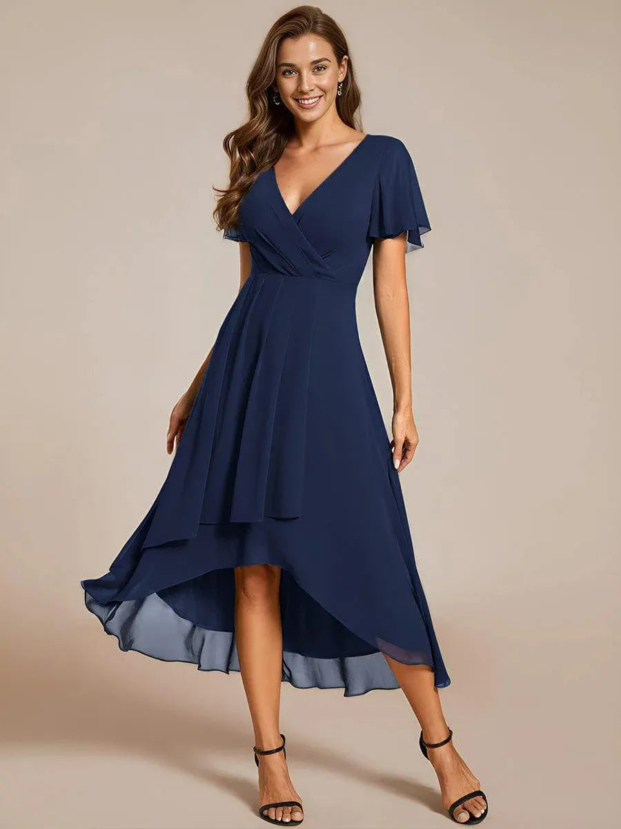 Morgan Silk Chiffon Dress Airy Silhouette For Weddings And Evening Events TrendAura