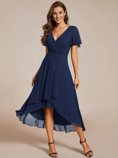 Morgan Silk Chiffon Dress Airy Silhouette For Weddings And Evening Events TrendAura