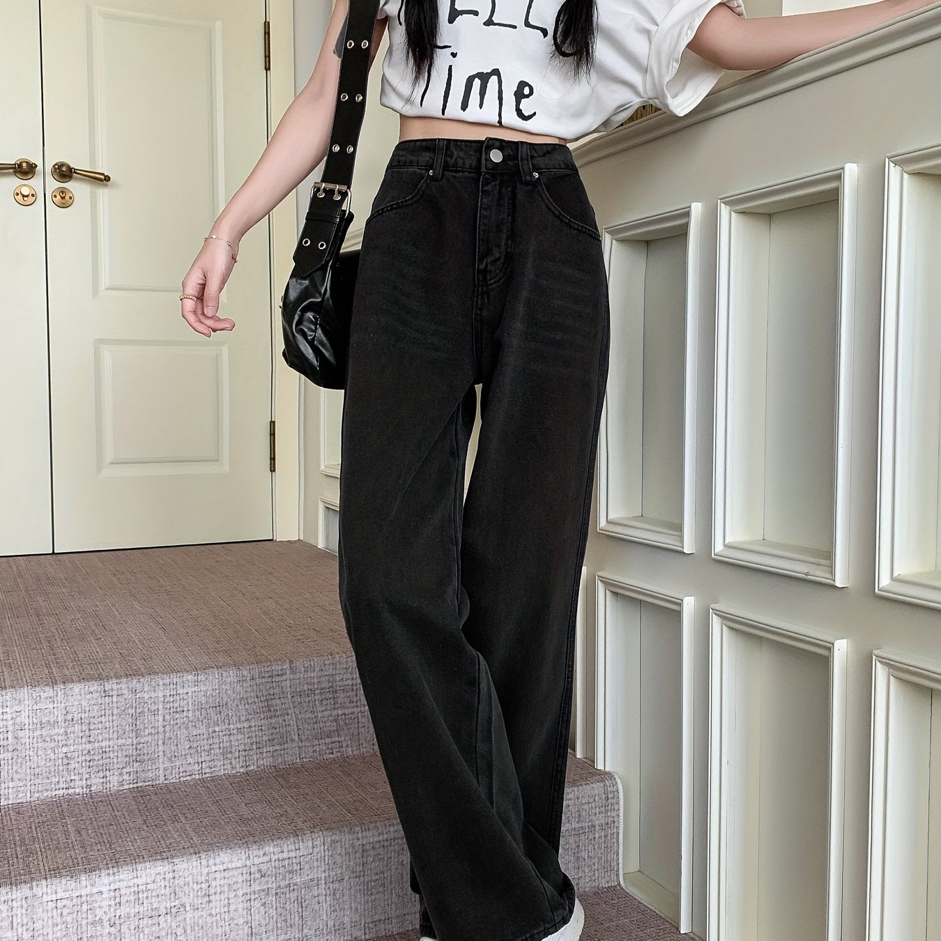 Womens Wide Leg Trouser | Vintage Jeans